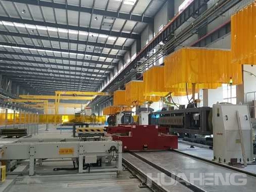 Forklift unmanned welding production line